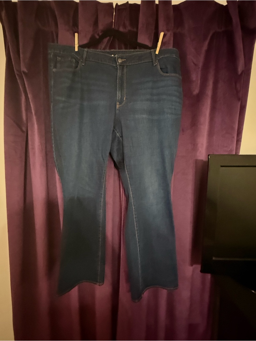 Old Navy Dark Blue Boot-Cut Jeans
